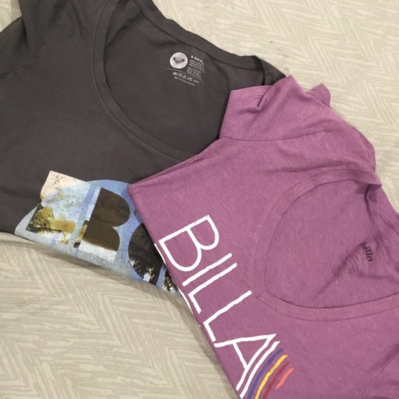 2 Tees - Roxy & Billabong Small NWOT - Picture 6 of 8